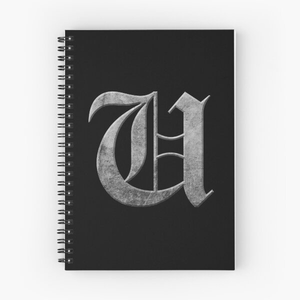 Item preview, Capital Letter U - Worn Stone Effect Gothic Blackletter Script / Old English Font designed and sold by STUDIO-72.