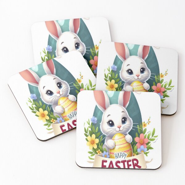 Item preview, "Easter Joy: Adorable Springtime Bunny and Egg Stickers" 25 designed and sold by Sweet Dreams & Fantasia.