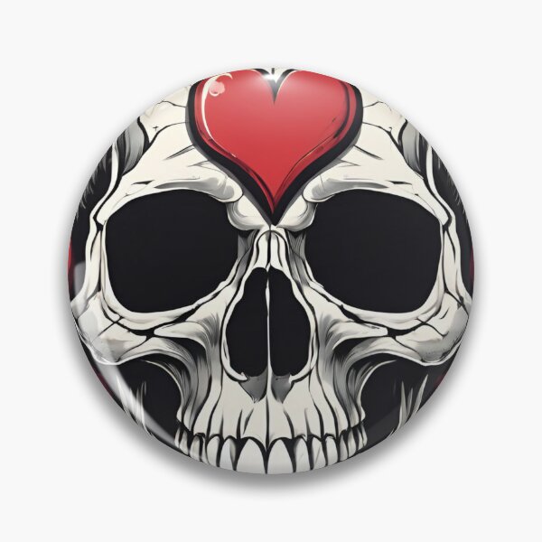 Item preview, Heart Skull designed and sold by Ricewantstea.