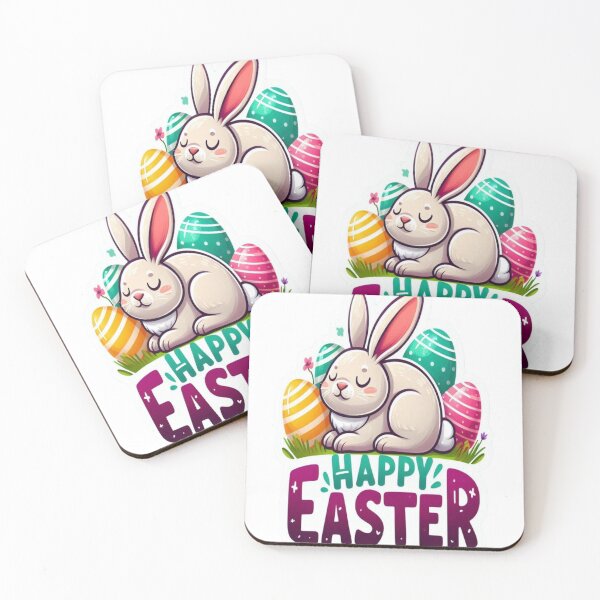 Item preview, "Easter Joy: Adorable Springtime Bunny and Egg Stickers" 26 designed and sold by Sweet Dreams & Fantasia.