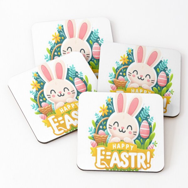 Item preview, "Easter Joy: Adorable Springtime Bunny and Egg Stickers" 27 designed and sold by Sweet Dreams & Fantasia.