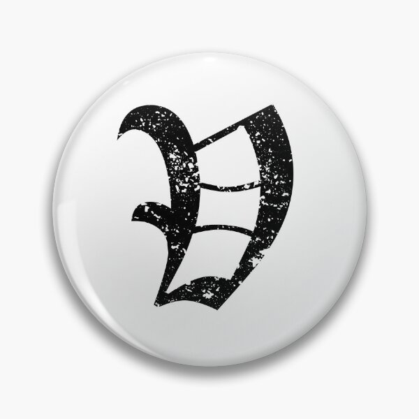 Item preview, Capital Letter V - Eroded / Distressed Gothic Blackletter Script / Old English Font (Black) designed and sold by STUDIO-72.