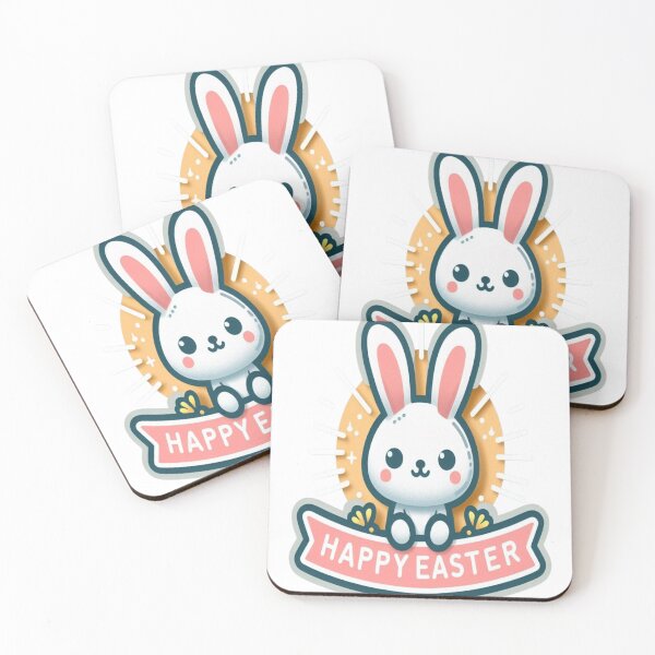 Item preview, "Easter Joy: Adorable Springtime Bunny and Egg Stickers" 28 designed and sold by Sweet Dreams & Fantasia.