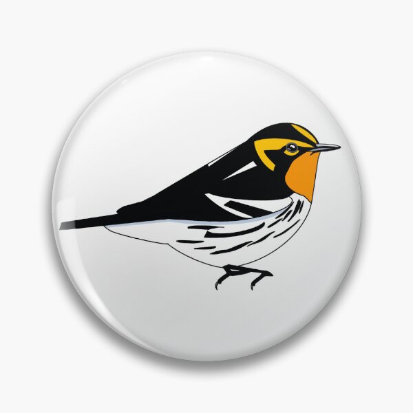 Item preview, Blackburnian Warbler designed and sold by Guillemotstudio.