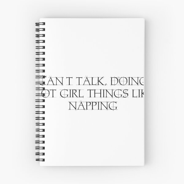 Item preview, Can’t talk, doing hot girl things like napping designed and sold by Ninjacatoff.