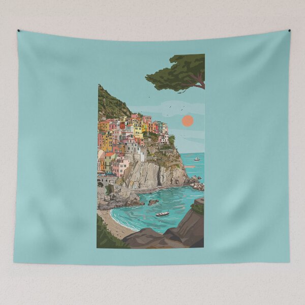 Item preview, Cinque Terre Area in Italy designed and sold by TeeARTHY.