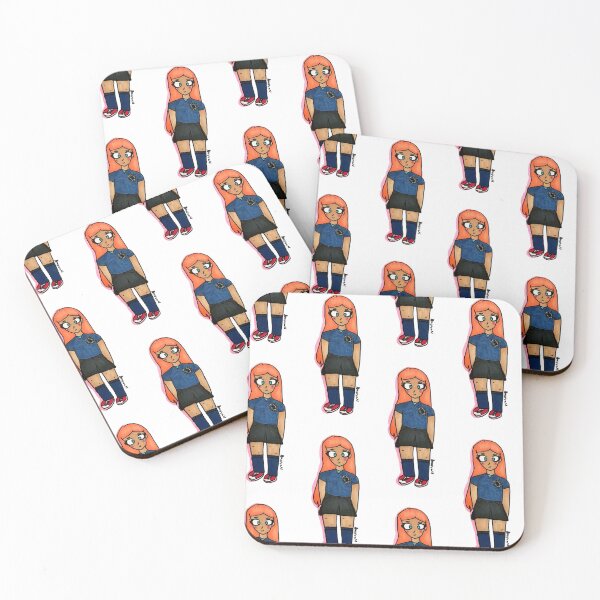 Item preview, Anime: School girl designed and sold by DoodlesByPapaya.