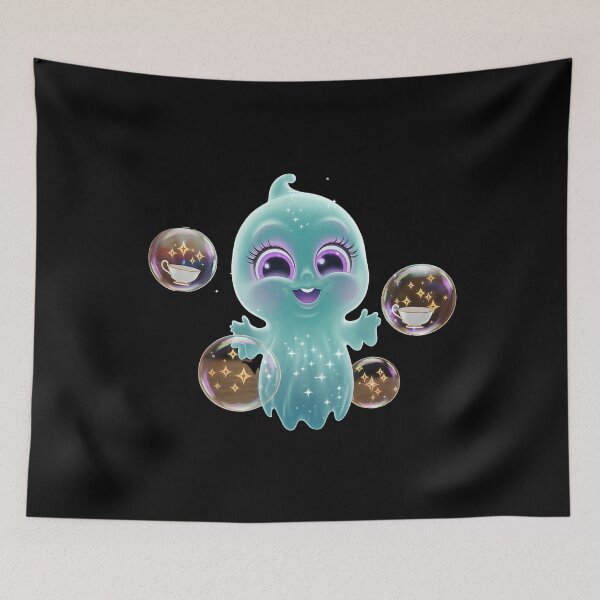 Item preview, Ghostly Witch Flying Cup designed and sold by ATOTI.