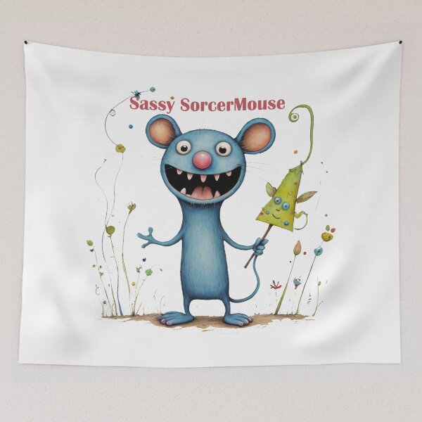 Item preview, Sassy SorcerMouse, Sorcer Mouse, Enchanted Mouse  designed and sold by KayUweRott.