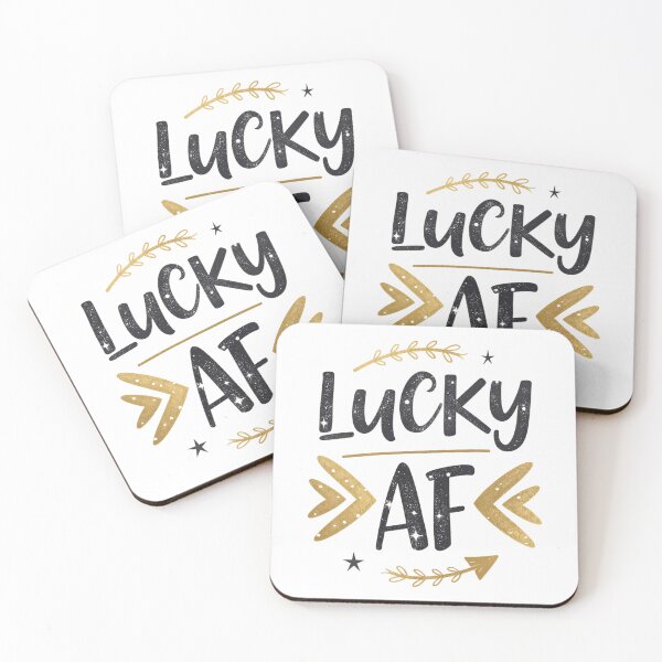 Item preview, lucky AF designed and sold by Ismartista.