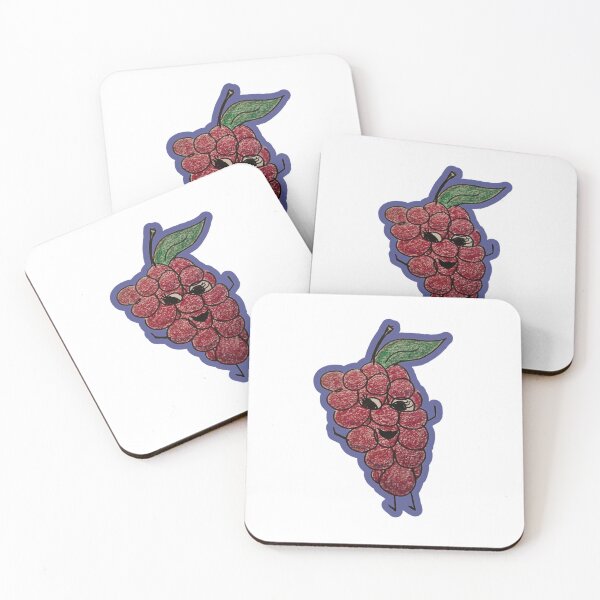 Item preview, Grape cartoon drawing designed and sold by Raineylanes.