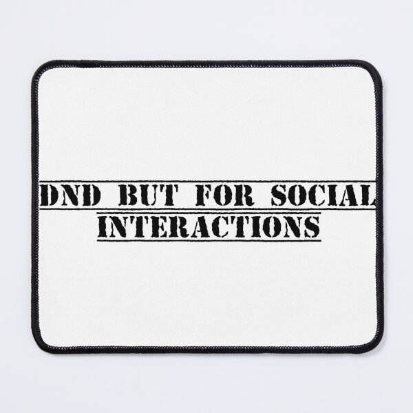 Item preview, DND but for social interactions designed and sold by Ninjacatoff.