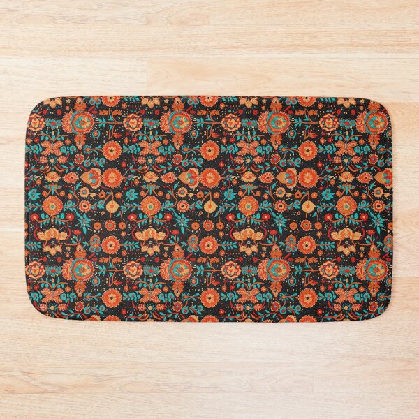 Item preview, Colorful floral pattern inspired by traditional craftsmanship designed and sold by Piotrek0001.
