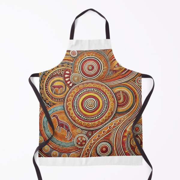Artikelvorschau, „Dreamtime Echoes – Aboriginal Dot Art“ entworfen und verkauft von Macajuba Design .