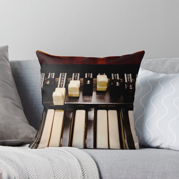 Hammond B3 Organ Throw Pillow