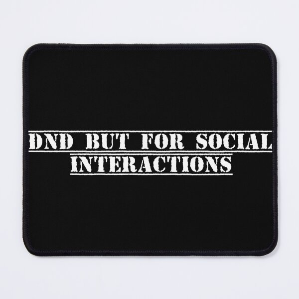 Item preview, DND but for social interactions designed and sold by Ninjacatoff.