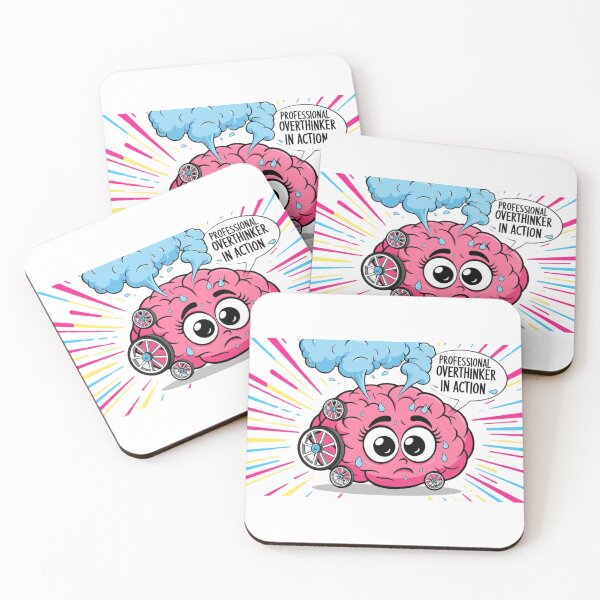 Item preview, Overthinker in Action – The Unstoppable Brain designed and sold by StormArte.