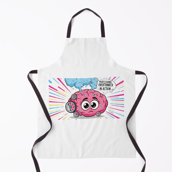 Item preview, Overthinker in Action – The Unstoppable Brain designed and sold by StormArte.