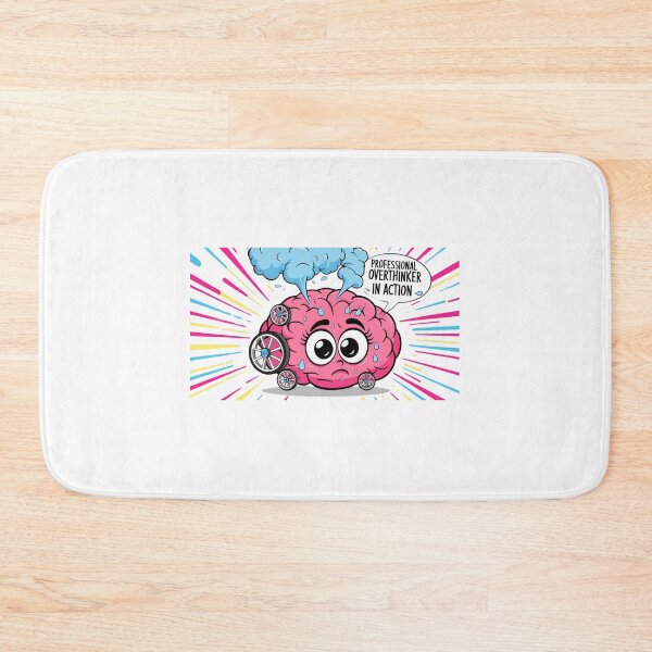 Item preview, Overthinker in Action – The Unstoppable Brain designed and sold by StormArte.
