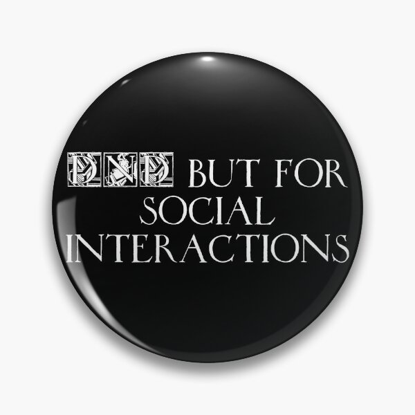 Item preview, DND but for social interactions designed and sold by Ninjacatoff.