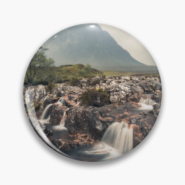 Item preview, Moody Falls at Buachaille Etive Mor – Scotland’s Rugged Icon designed and sold by Nick Tsiatinis Photography.