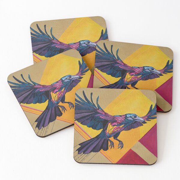 Item preview, Color Block Crow designed and sold by Darcydoesart.