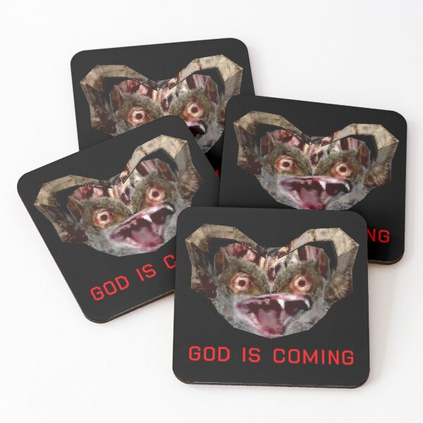 Item preview, Squirrel Stapler - GOD IS COMING Text Version designed and sold by agentcake.