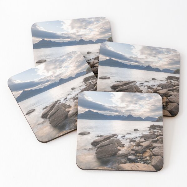 Item preview, Evening Calm at Elgol – The Cuillin’s Majestic Silhouette designed and sold by Nick Tsiatinis Photography.