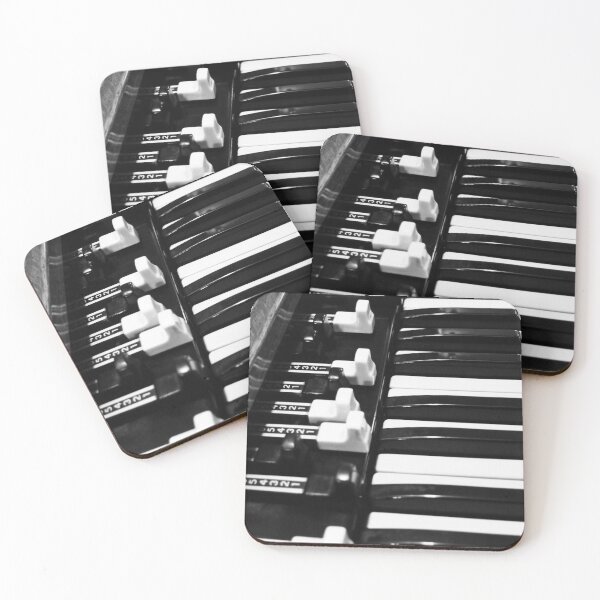 Hammond B3 Organ Coasters (Set of 4)