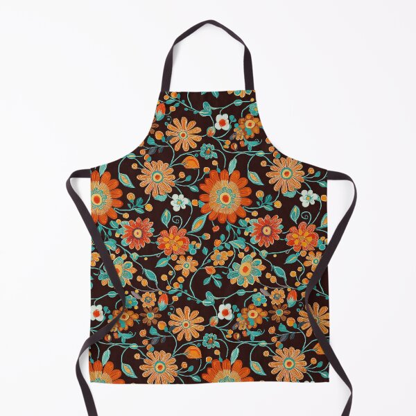 Item preview, Folk botanical pattern with harmonious elements designed and sold by Piotrek0001.
