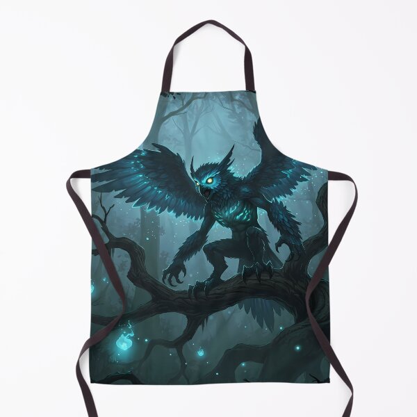Item preview, Nightmare Owl Guardian – Watcher of the Dark Woods designed and sold by RiklawDesigns.
