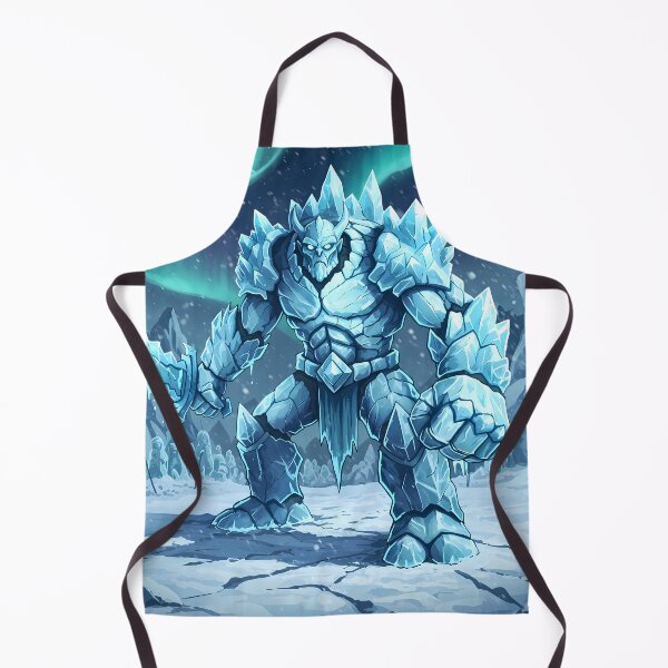 Item preview, Ice Golem Warrior – Frozen Guardian of the North designed and sold by RiklawDesigns.