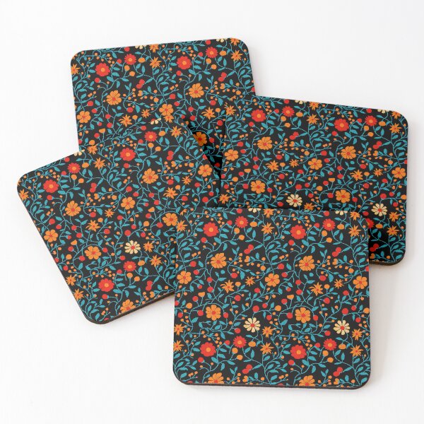 Item preview, Nature-inspired ornamental floral tapestry designed and sold by Piotrek0001.