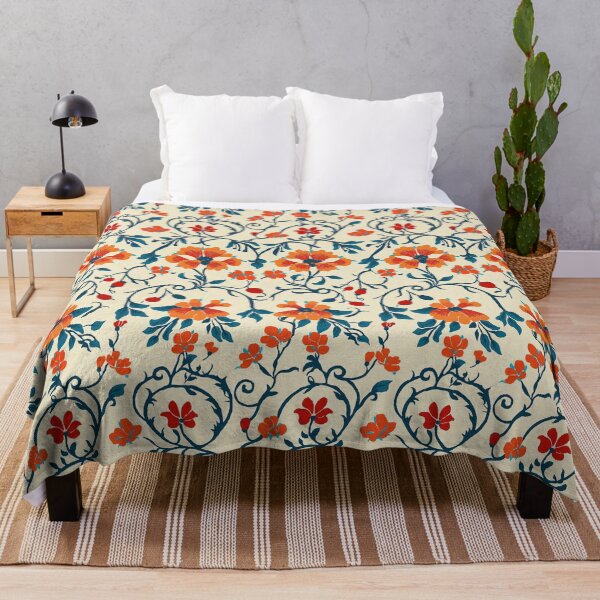 Item preview, Ethnic-inspired floral illustration with delicate details designed and sold by Piotrek0001.