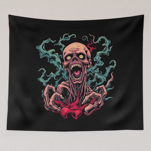 Item preview, Undead horror Tattoo Zombie Graphic design illustration designed and sold by Vintage Designs +.