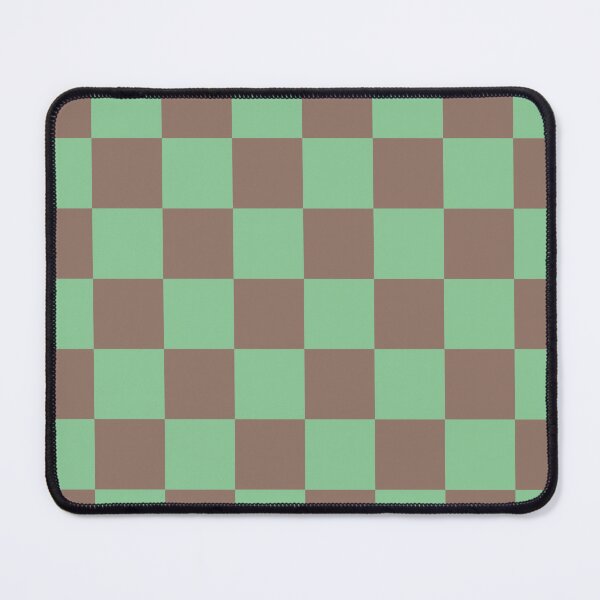 Item preview, Mint Cocoa Spring Checkered Pattern designed and sold by BubbleGalaxy.