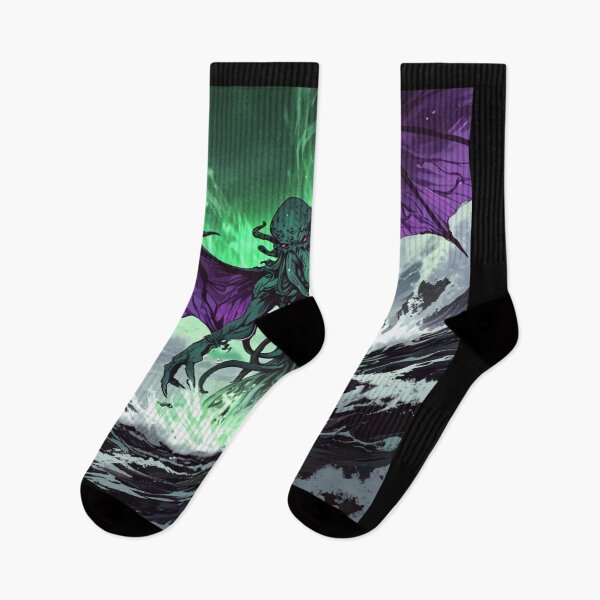 Item preview, Cthulhu the evil all seeing Eldritch Lovecraftian God Anime Manga style art designed and sold by Vintage Designs +.