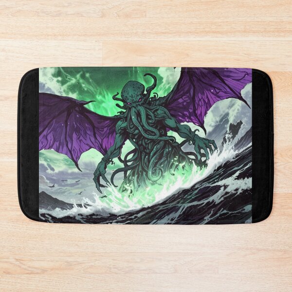 Item preview, Cthulhu the evil all seeing Eldritch Lovecraftian God Anime Manga style art designed and sold by Vintage Designs +.