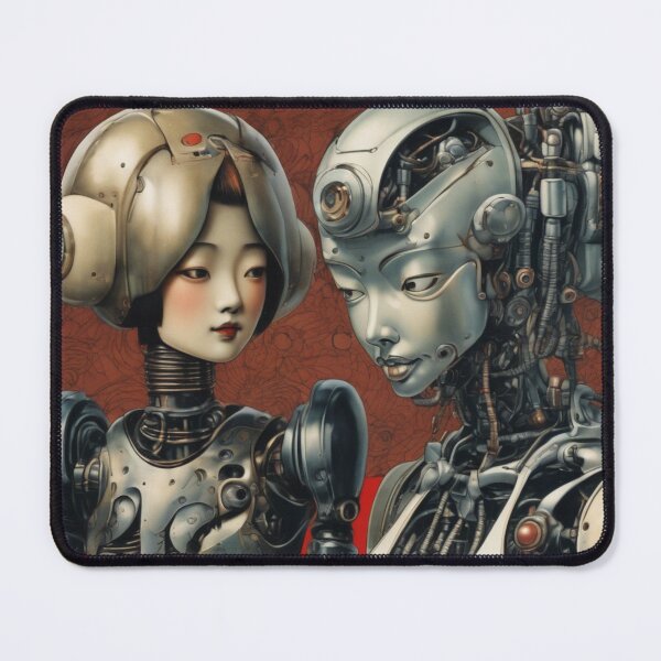 Item preview, Robot Shunga Hybrid Imitation Japanese Erotica #111 designed and sold by NickWhittleArt.