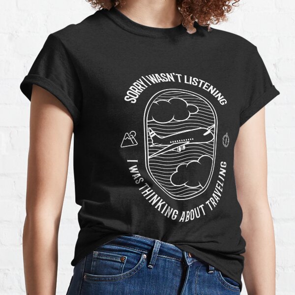 Item preview, Thinking About Travel (Airplane) designed and sold by Woodlawn Designs LLC.