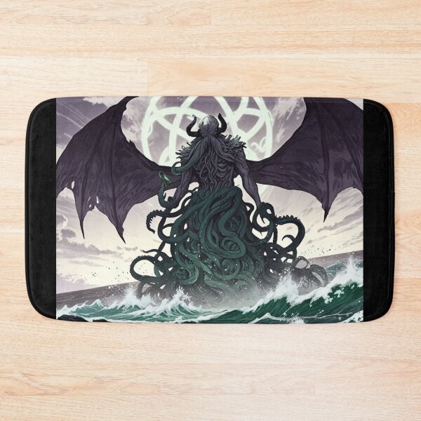 Item preview, Cthulhu the evil all seeing Eldritch Lovecraftian God Anime Manga style art designed and sold by Vintage Designs +.