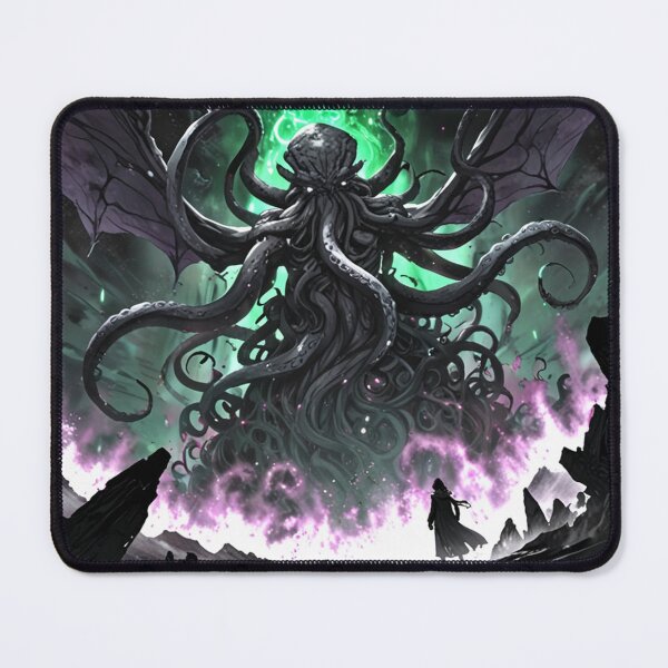 Item preview, Cthulhu the evil all seeing Eldritch Lovecraftian God Anime Manga style art designed and sold by Vintage Designs +.