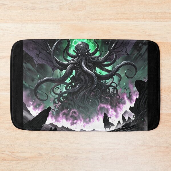 Item preview, Cthulhu the evil all seeing Eldritch Lovecraftian God Anime Manga style art designed and sold by Vintage Designs +.