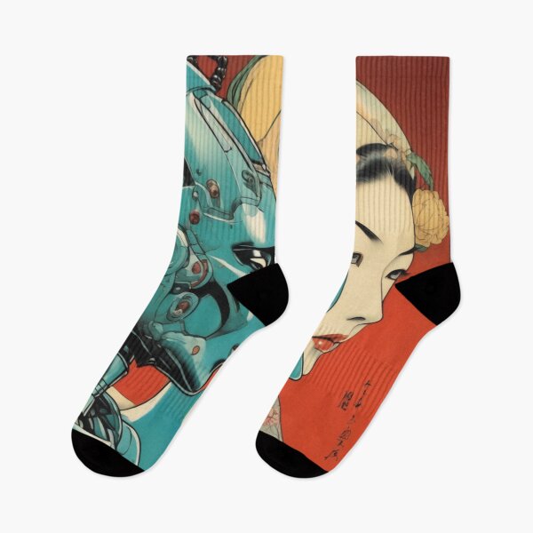 Item preview, Robot Shunga Hybrid Imitation Japanese Erotica #113 designed and sold by NickWhittleArt.