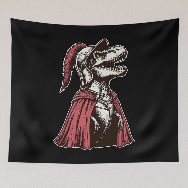 Item preview, Tyrannosaurus Knight Medieval designed and sold by TomFrontierArt.