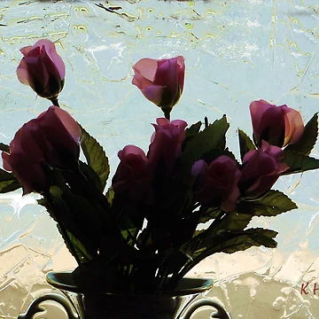 Artwork thumbnail, Cold Day Roses by webster7