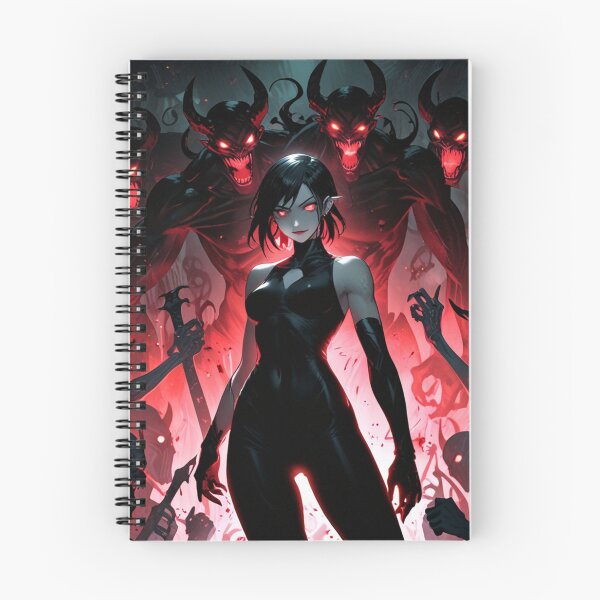 Item preview, The Demon Huntress Vintage Anime Manga style comic illustration art cool retro designed and sold by Vintage Designs +.