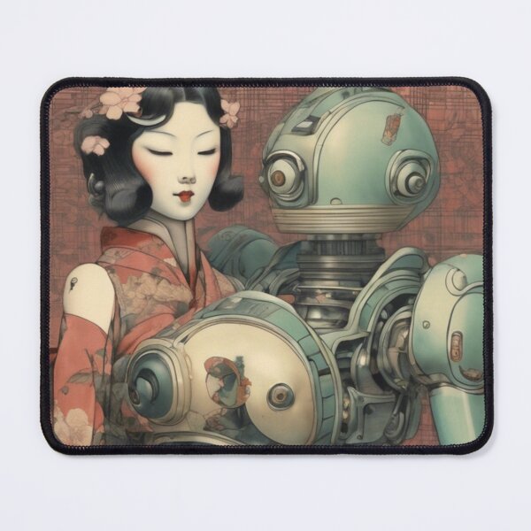 Item preview, Robot Shunga Hybrid Imitation Japanese Erotica #115 designed and sold by NickWhittleArt.