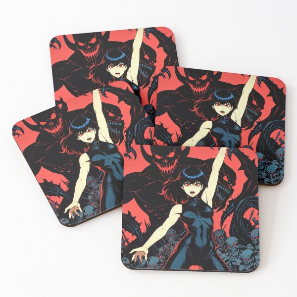 Item preview, The Demon Huntress Vintage Anime Manga style comic illustration art cool retro designed and sold by Vintage Designs +.