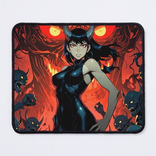 Item preview, The Demon Huntress Vintage Anime Manga style comic illustration art cool retro designed and sold by Vintage Designs +.